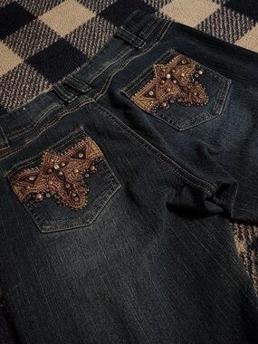 Y2k Grunge style Sapphire red Jeans